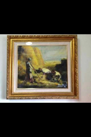 小黃美術老師 - 油畫臨摹10號作品