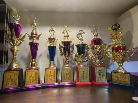 黃馨瑩 - 學生得獎，教師指導獎盃