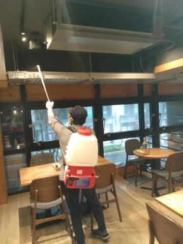 嘉澤滅鼠封堵防治工程 - 咖啡店鼠屍處理後消毒 嘉澤滅鼠封堵防治工程 - 咖啡店鼠屍處理後消毒