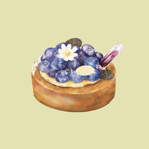 Tong Jian - 甜點插畫