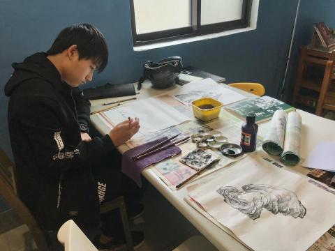 水藴堂-藝術美語工作室 - 水墨課程 水藴堂-藝術美語工作室 - 水墨課程