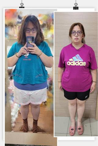 Arvin - 電信業者同時也是2寶媽。
工作壓力，下班之餘又要照顧公婆及小孩，
導致疑似憂鬱症進而影響睡眠品質。
幾乎身體搞壞一週只排便1-2次。
下定決心想要改變自己變健康 配合了一個月-8kg-6%體脂肪