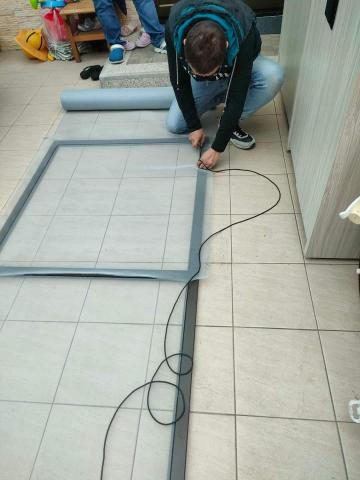 恒欣企業社 - 更換牛津網