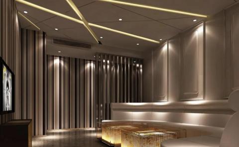 呈鑫室內設計裝修 - 低調典雅 商業空間
刻溝造型天花板