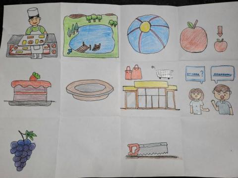 張麗文 - 為一年級學生製作圖卡和字卡