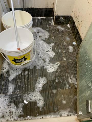 美球清潔 - 清潔前