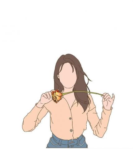 小鹿 - 似顏繪_線條風格