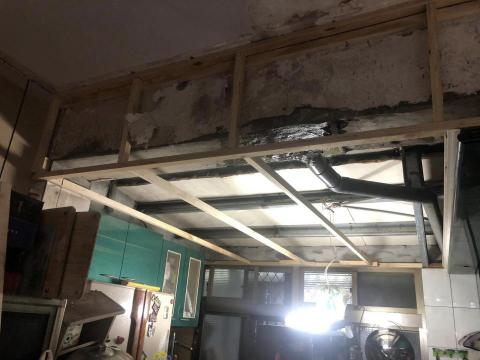 閎恩工程行 - 板橋廚房天花板塑膠板施作