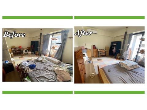 綠舍生活+琳恩 | 整理收納 - 臥室整理06 整理師2人  