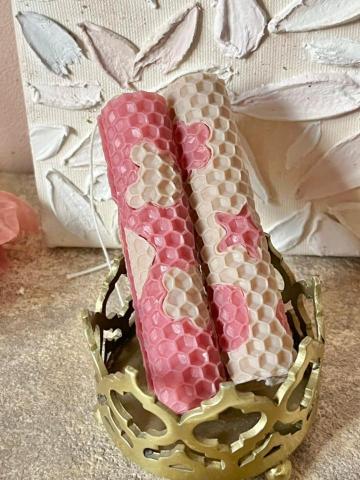 黃湘玲 - 親子手作蠟燭課程
-蜂蠟蠟燭