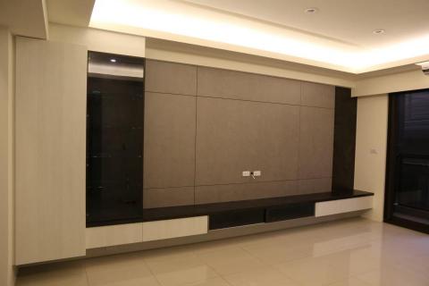 BY設計工作室 - 電視牆-客製化系統收納櫃