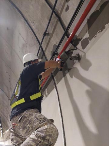 鄭柏揚 - 公共工程消防施工中照片