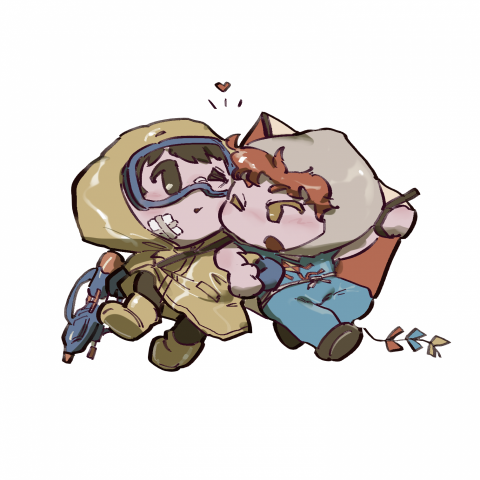 HUA - 插畫/平面/ 角色互動 /彩色漫畫