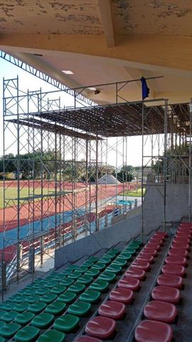 穩事達實業社 - 新竹(明新科技大學)____司令台天花板、樑底油漆 穩事達實業社 - 新竹(明新科技大學)____司令台天花板、樑底油漆