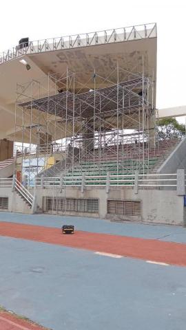 穩事達實業社 - 新竹(明新科技大學)____司令台天花板、樑底油漆 穩事達實業社 - 新竹(明新科技大學)____司令台天花板、樑底油漆