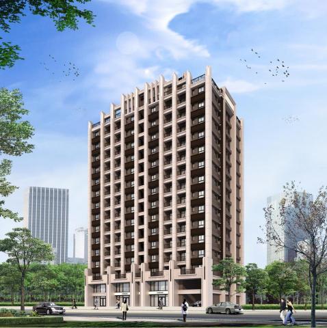 3D透視 LINE ID:0928617656 - 大樓新古典透視