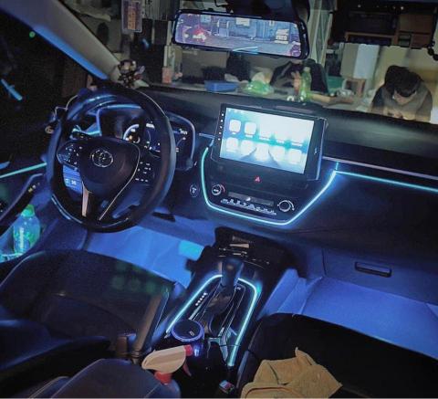 GP群發車用影音 - 各車款器氣氛燈安裝