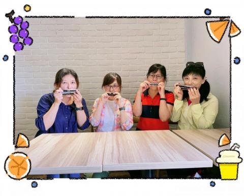 藍波口琴教室 - 學員練習照片