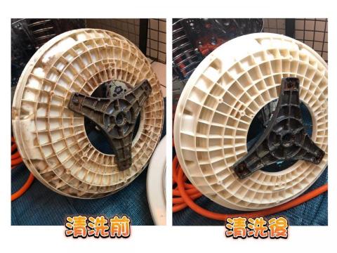 富森冷氣洗衣機清洗保養專家 - 洗衣機底部的髒污，沒有清洗乾淨，衣服是洗不乾淨的！