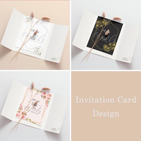 茶米設計工作室 - 邀請卡設計 茶米設計工作室 - 邀請卡設計