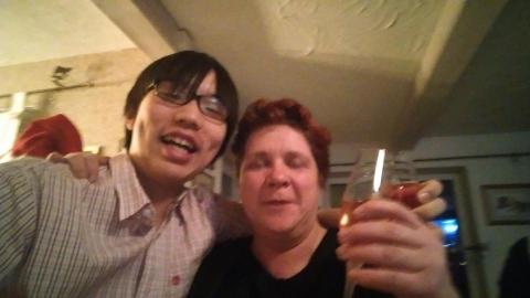 蕭溙辰 - 於德國家庭共進晚餐