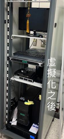 優化科技有限公司 - 下面三台主機都虛擬化到HPE Server