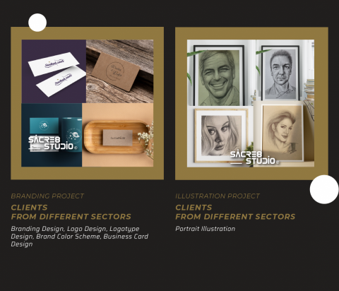 SACRE8 STUDIO™ - (左)品牌設計;(右)插畫 SACRE8 STUDIO™ - (左)品牌設計;(右)插畫