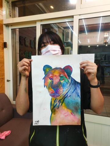 鐵獅畫畫工作室 - 色塊練習