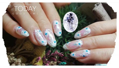 染指工坊國際美甲沙龍台中 - 心花朵朵開～