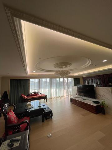 建平油漆 - 台北許董照型天花 牆壁斯曼特 門框門片烤漆 