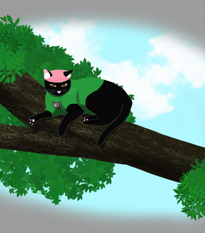 Weaver Wisford - @CatsDog66333293
麻煩想要變成黑貓！
想要在樹上w