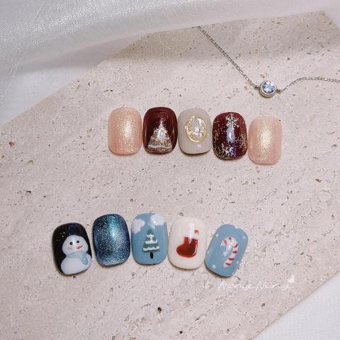 NingNing*manicure|台中美甲|足部美甲 - 聖誕