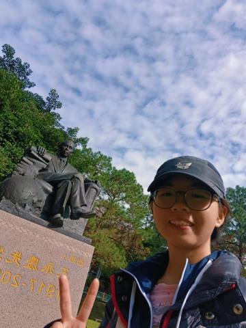 彭靖軒 - 跟偶像王永慶先生合照