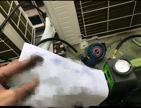 陳致宏/陳師父 - 安裝完抽真空照片