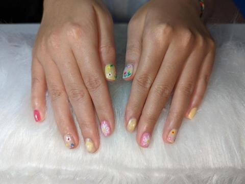 心心美甲美學 - 小清新美甲 可愛風