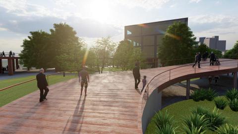 楓暻工作室 - 戶外空間渲染圖