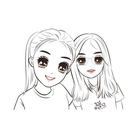 羅小姐 - 手繪日式皆提供線稿的電子檔