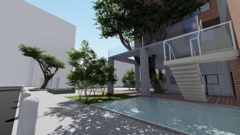 LW design - 集合住宅水池