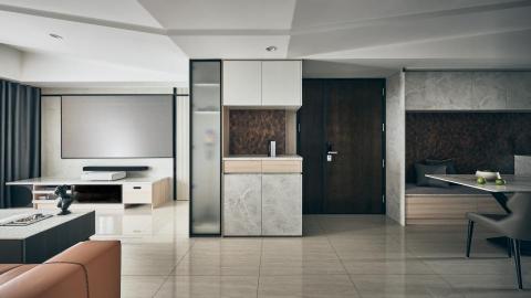 八寶空間美學 - 韶光
光與線條交互碰撞，
把美好光景， 
延伸到屋裡每個角落。
全屋以灰色為主調，
和諧而沉靜。
IG：https://www.instagram.com/babo_design/
YT：https://www.youtube.com/@BABODESIGN
TK：https://www.tiktok.com/@babooonline
官網:：https://babo.net.tw/