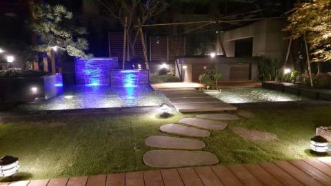 自在景觀工作室 - 夜間燈光效果