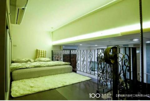 豪拓室內裝修工程有限公司 - 夾層上方卧室規畫