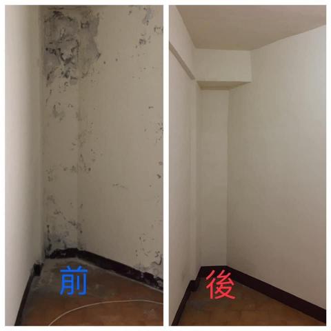 吳先生 油漆師傅 - 老房子牆面壁癌處理。