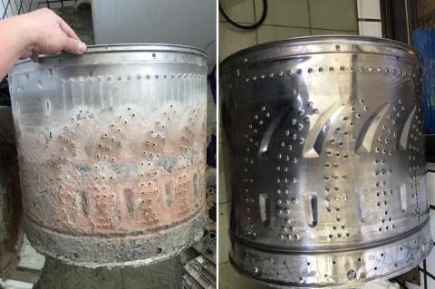 恩典愛家居家清潔 - 土水師傅的洗衣機,不是泥,是泥塊!全部硬化的泥塊! 恩典愛家居家清潔 - 土水師傅的洗衣機,不是泥,是泥塊!全部硬化的泥塊!