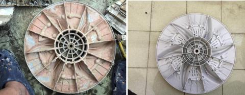 恩典愛家居家清潔 - 土水師傅的洗衣機,不是泥,是泥塊!全部硬化的泥塊! 恩典愛家居家清潔 - 土水師傅的洗衣機,不是泥,是泥塊!全部硬化的泥塊!