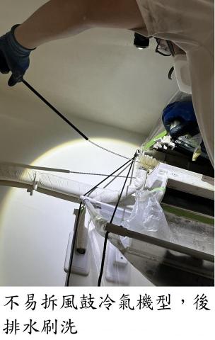 恩典愛家居家清潔 - 不易拆風鼓冷氣機型,後排水刷洗 恩典愛家居家清潔 - 不易拆風鼓冷氣機型,後排水刷洗