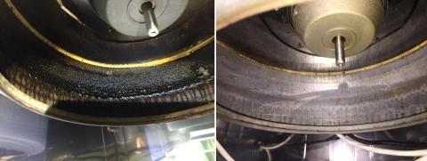 恩典愛家居家清潔 - 抽油煙機內乾掉的油塊! 恩典愛家居家清潔 - 抽油煙機內乾掉的油塊!