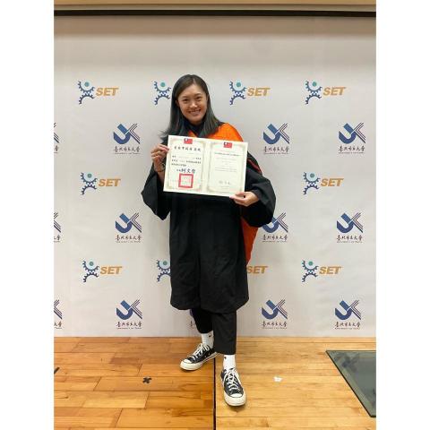 邱盈媗 - 碩士班 市長獎