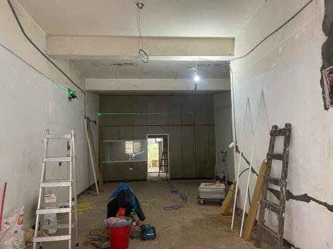 冠融工程行輕隔間輕鋼架暗架造型天花 - 