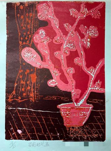 Daisy老師 - 五年級學生版畫作品