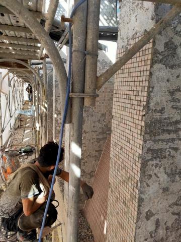 打石者聯盟 - 高雄保5大隊大樓外牆拉皮